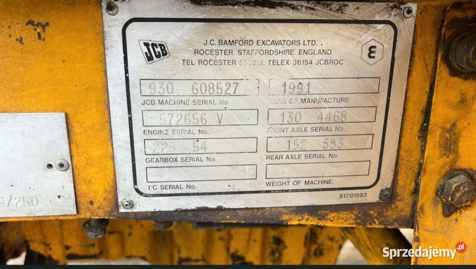 Wózek widłowy JCB 9304x4 Ględowo