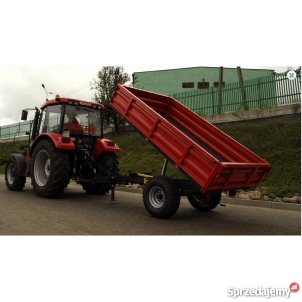 Przyczeparolnicza przyczepy jednoosiowa wywrotki kujawsko-pomorskie