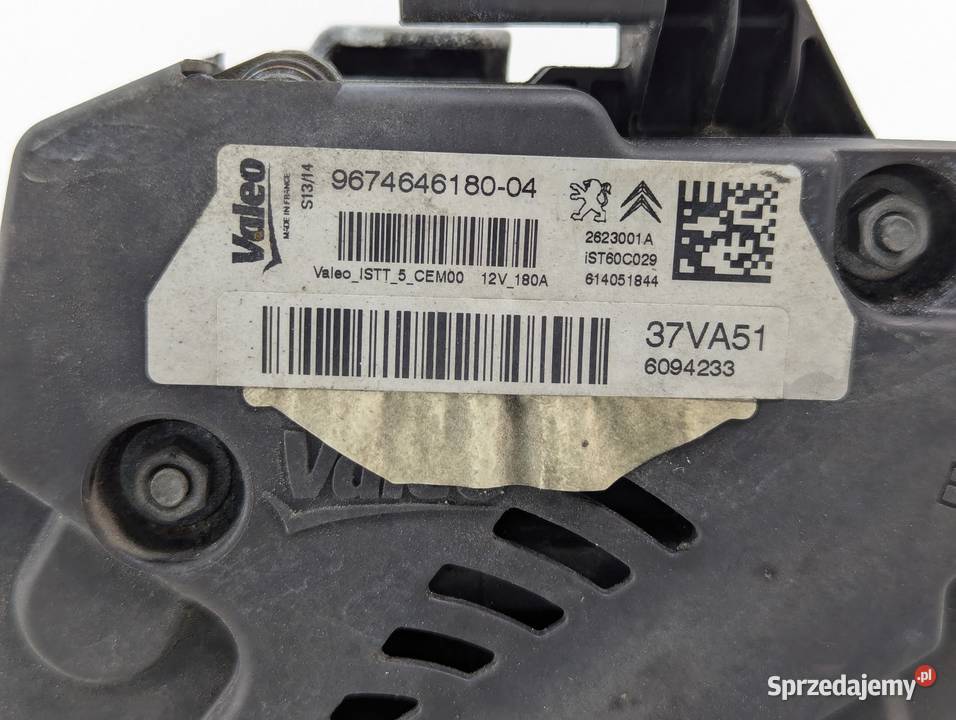 ALTERNATOR CITROEN C4 PICASSO II 9674646180 Białystok