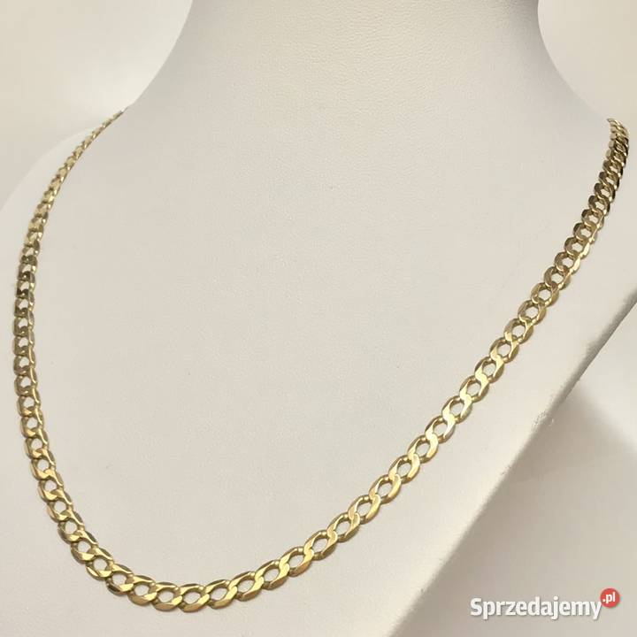 Złoty ŁAŃCUSZEK męski 585 14K cudowna PANCERKA złoto Warszawa