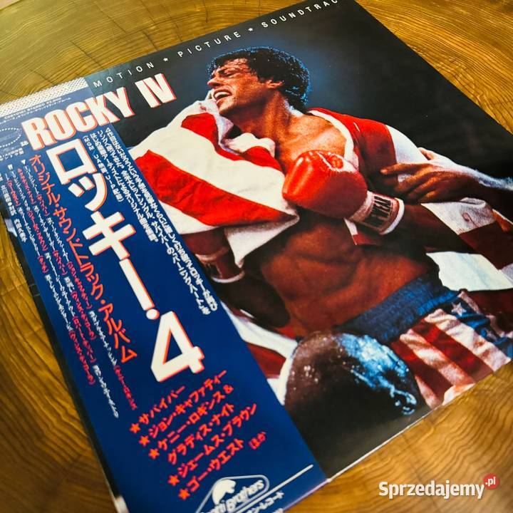 Bill Conti OST Rocky IV 4 EXM Japan Obi LP 1985 sprzedam