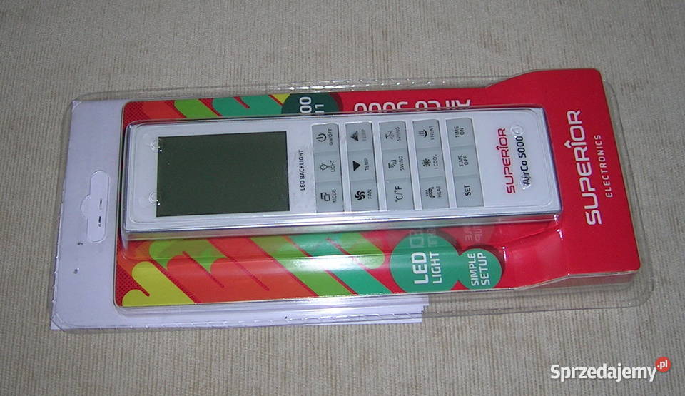 PILOT DO KLIMATYZACJI uniwersalny 5000 kodów