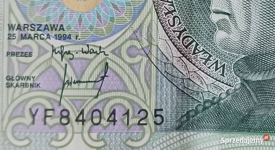 100 Władysław II Jagiełłoseria zastępcza sprzedam