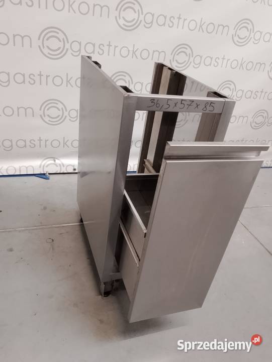 Stanowisko bez blatu z wysuwaną szafką 365x57x85 Wrocław sprzedam