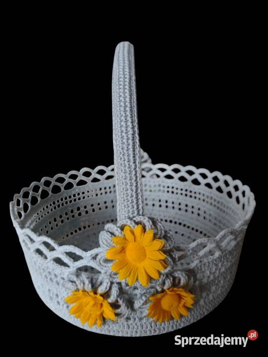 Koszyk Wielkanocny duży szary Dębica sprzedam