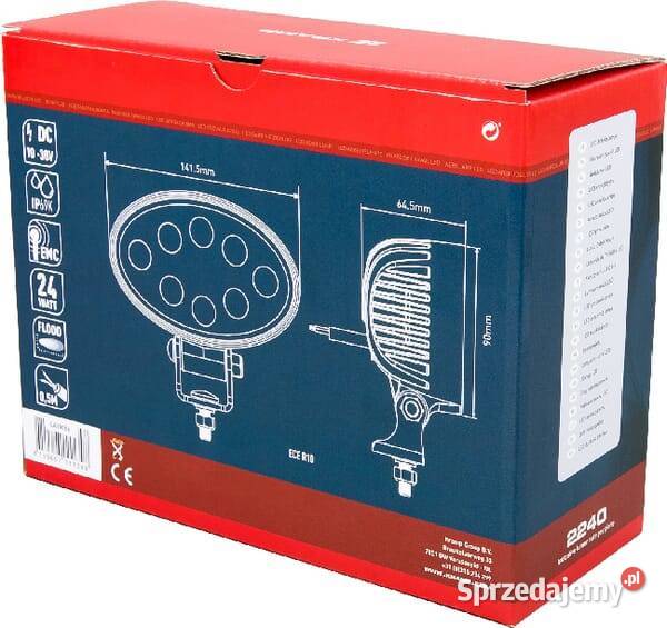 Lampa robocza LED owalna 24W 2240 lm 1030V małopolskie