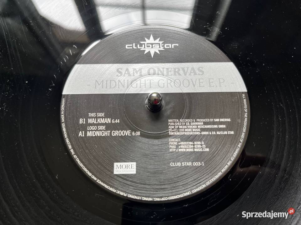 Sam Onervas Midnight Groove EP House Błażejowice