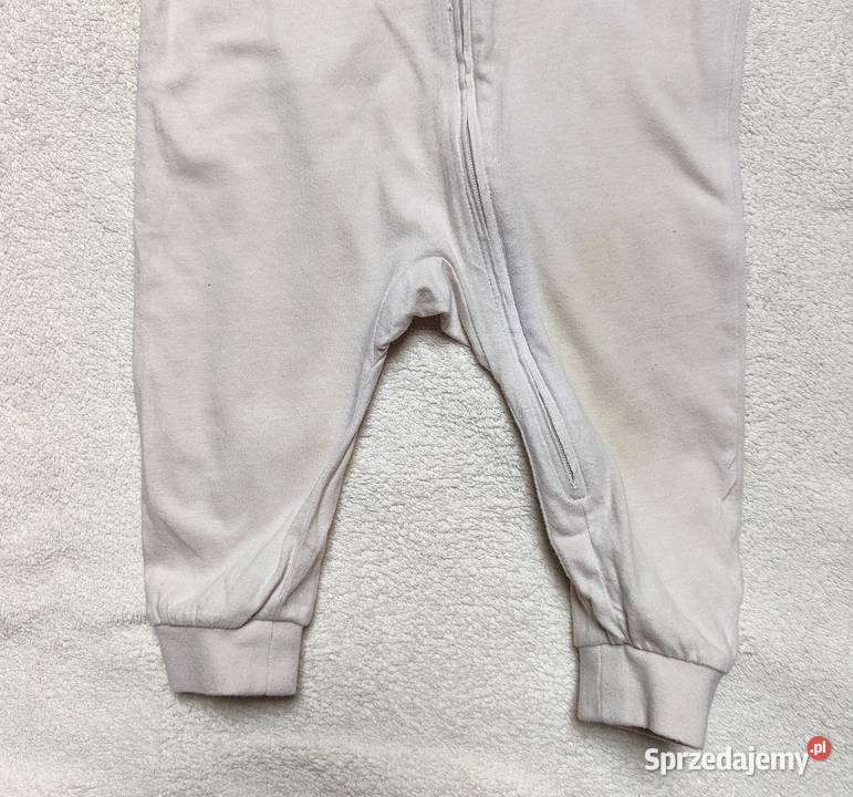 Pajacyk pajac piżama bawełna beż 80 niemowlaka uniseks Szczecin