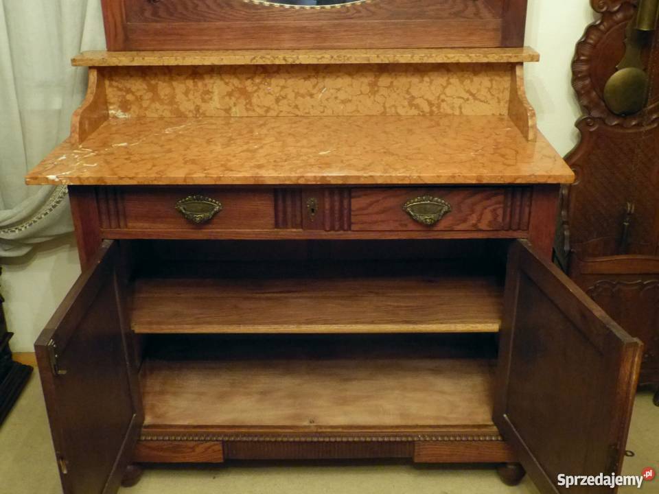 Toaletka secesyjna z marmurem kompletusklep Dąbrowa Górnicza