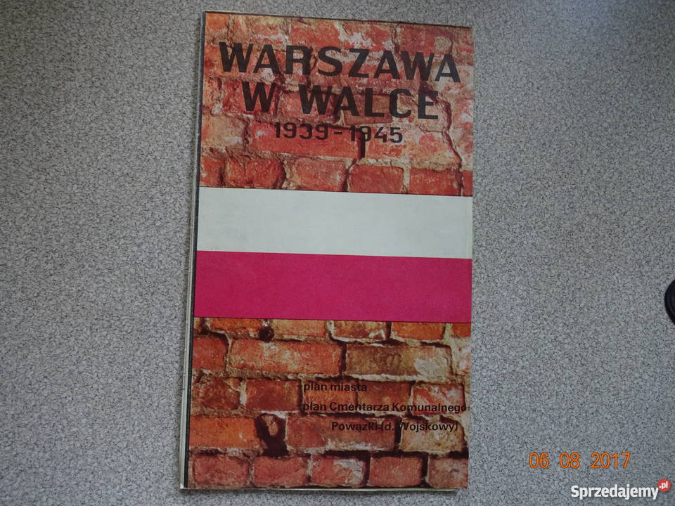 mapa Warszawa w walce 1939-1945