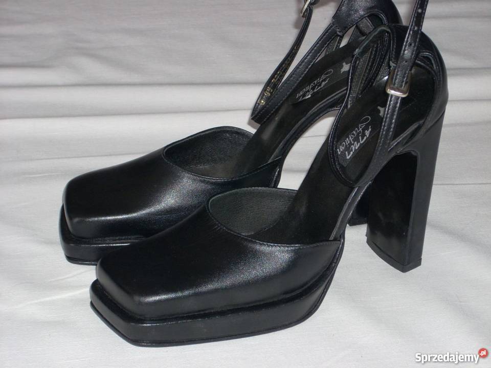 Atut Eleganckie Nowe Skórzane Buty 39 40 Nowy Sącz