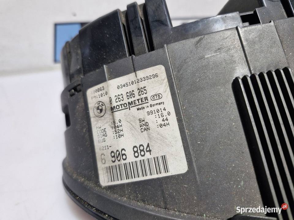 BMW E46 LICZNIK ZEGARY ORYGINAŁ 6906884
