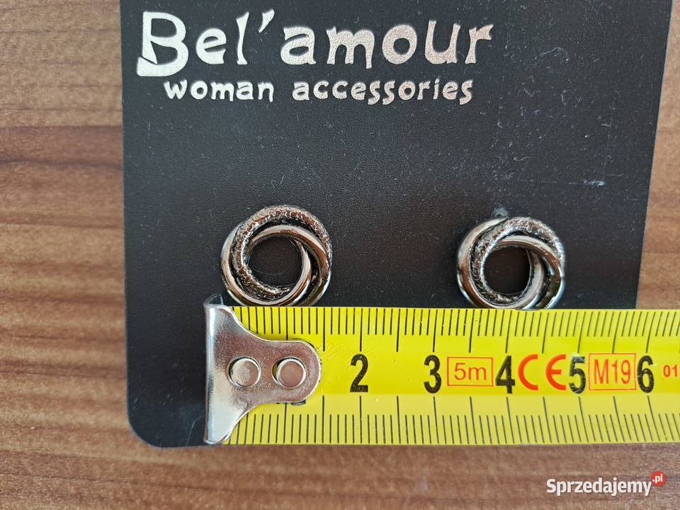 Kolczyki okrągłe gniazda gnizadka Warszawa