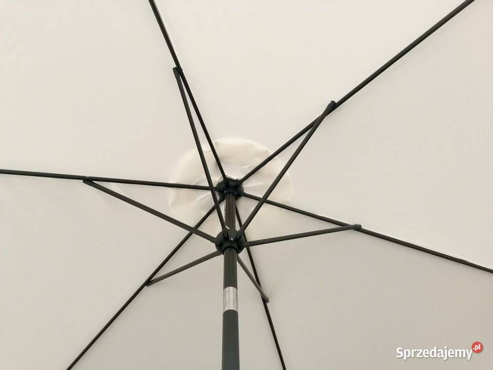 Parasol ogrodowy z korbką skośny składany 300