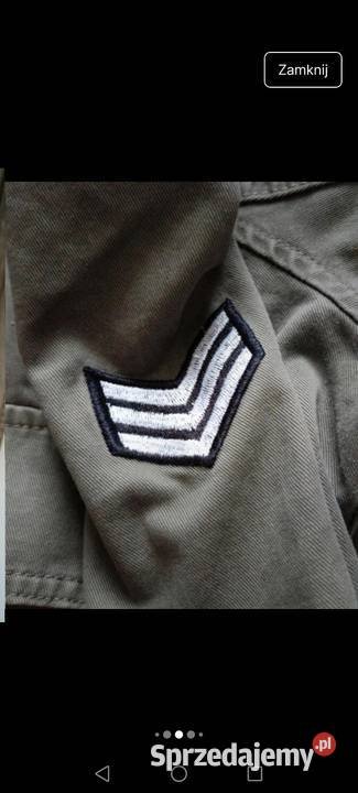 Kurtka jeansowa khaki wiatrówka jesień 2YK Inny wzór Odzież damska Krosno sprzedam