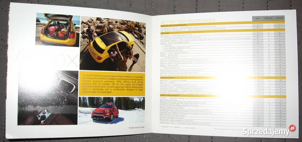 FIAT 2016 prospekt katalog Kępice