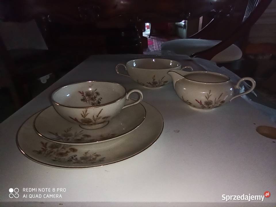 Filiżanka do herbaty z talerzykiem deserowym Gdańsk