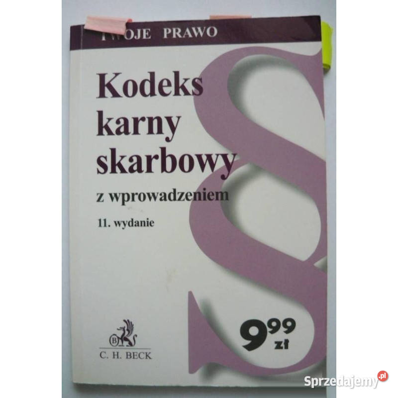 Kodeks Karny Skarbowy z wprowadzeniem 2008 Łódź sprzedam