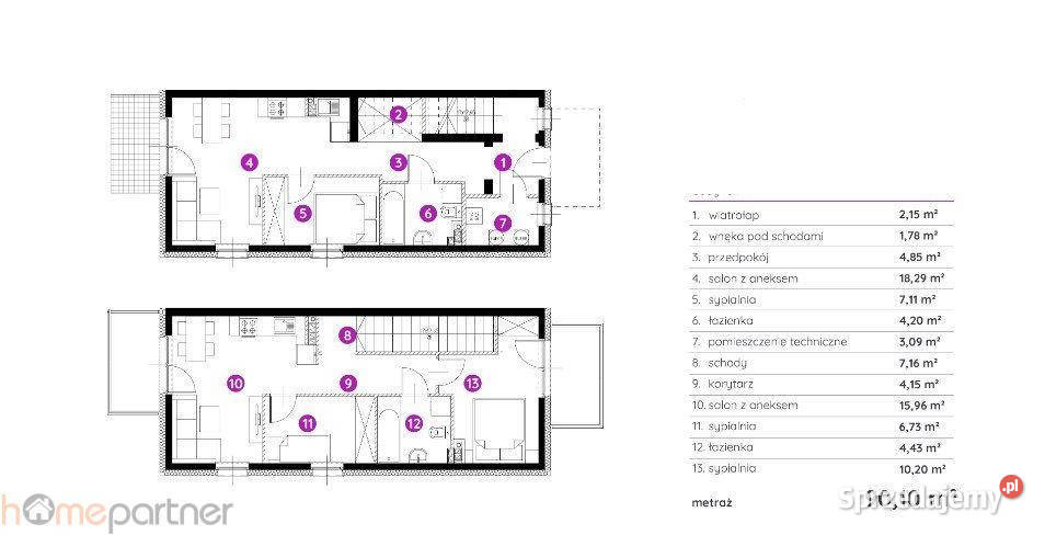 Dom bliźniak Wrocław 901m2 100.21m2
