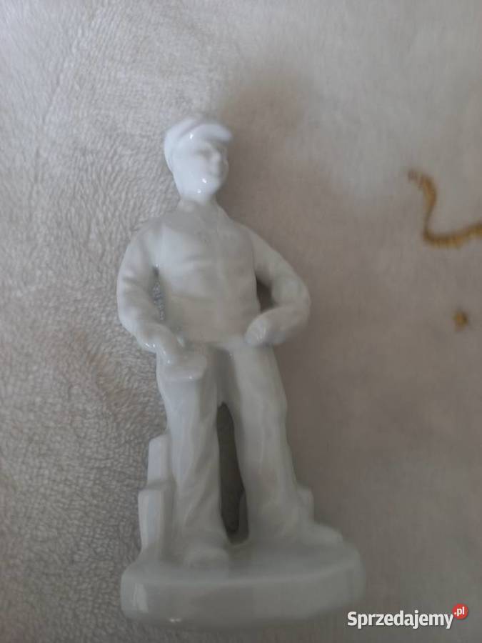 Figurka porcelanowa Murarz