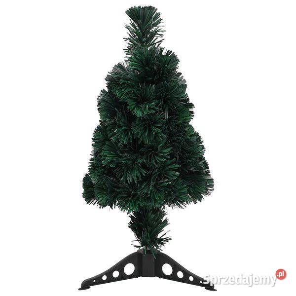 vidaXL Sztuczna wąska choinka ze stojakiem i LED Boże Narodzenie Warszawa