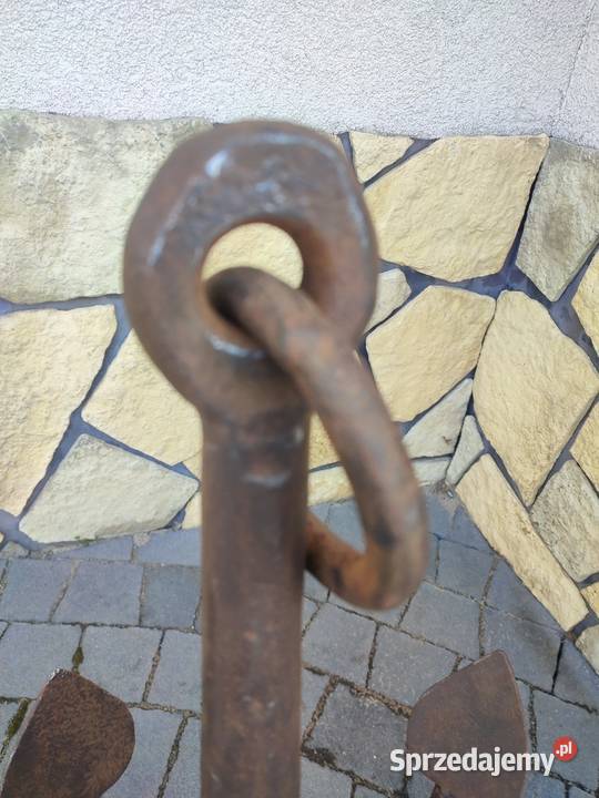 Stara duża kotwica czterołapowa Dulcza Wielka