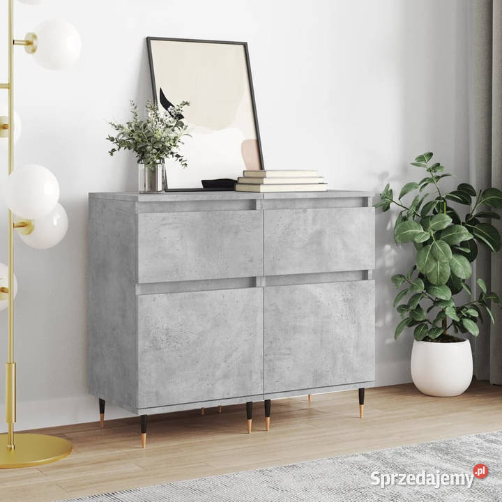 Szafki 2 szarość betonu 40x35x70 WM831141 mazowieckie Warszawa