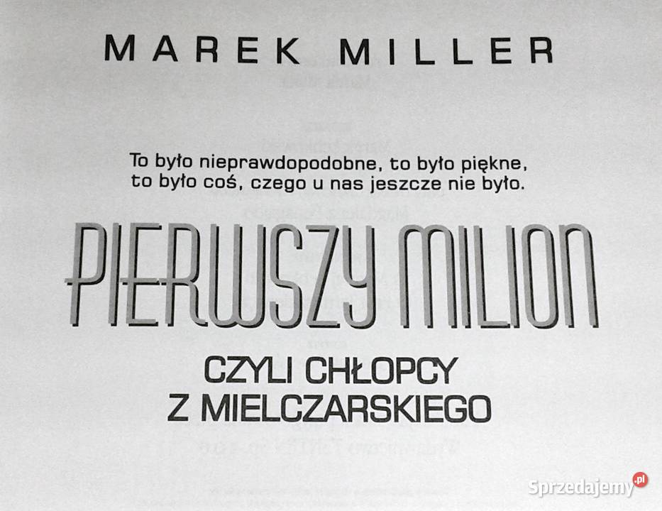 Pierwszy milion Marek Miller Pozostałe Chełm