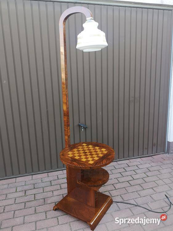 Lampa Art Deco Orzech Politura Unikat Stara wielkopolskie Swarzędz sprzedam