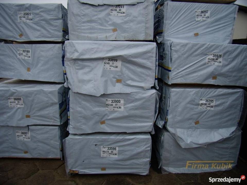 Drewno konstrukcyjne C24 45x145mm kantówka Budownictwo i akcesoria Nieporęt sprzedam