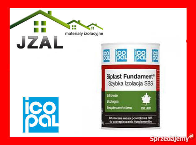 ICOPAL Papa Fundamentowa Szybki PROFIL SBS 75 m2 Konopiska