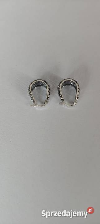 Srebrne kolczyki próba 925 srebro sprzedam