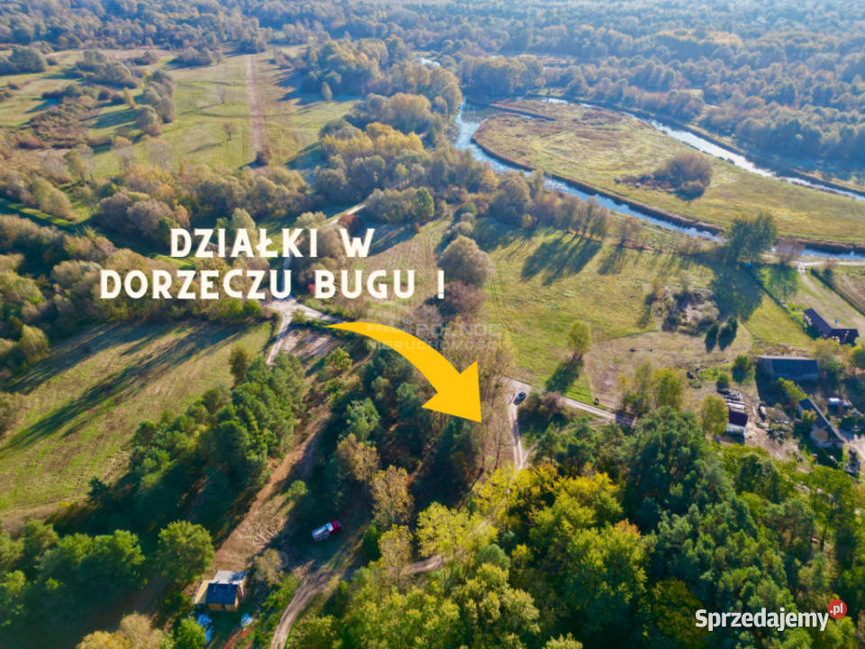 Na sprzedaż działki Bugiem w Bytyniu 43m Bytyń