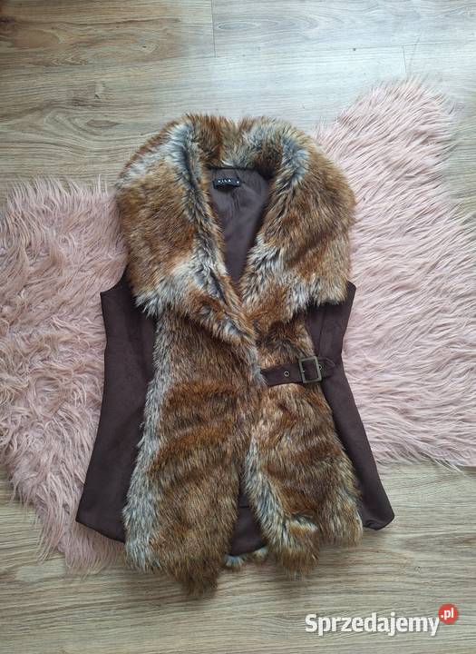 Przepiękny jesienny przejściowy bezrękawnik z Kraków