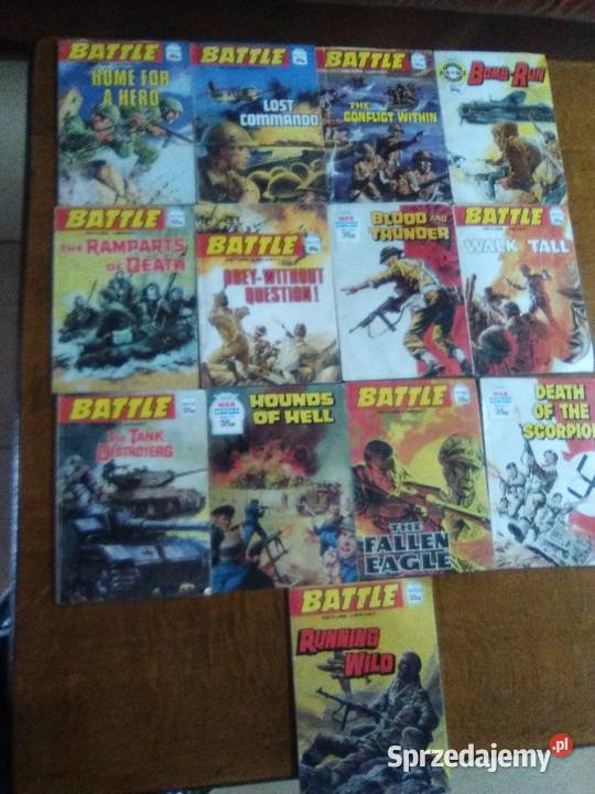 Komiksy serii Battle wielkopolskie Poznań sprzedam