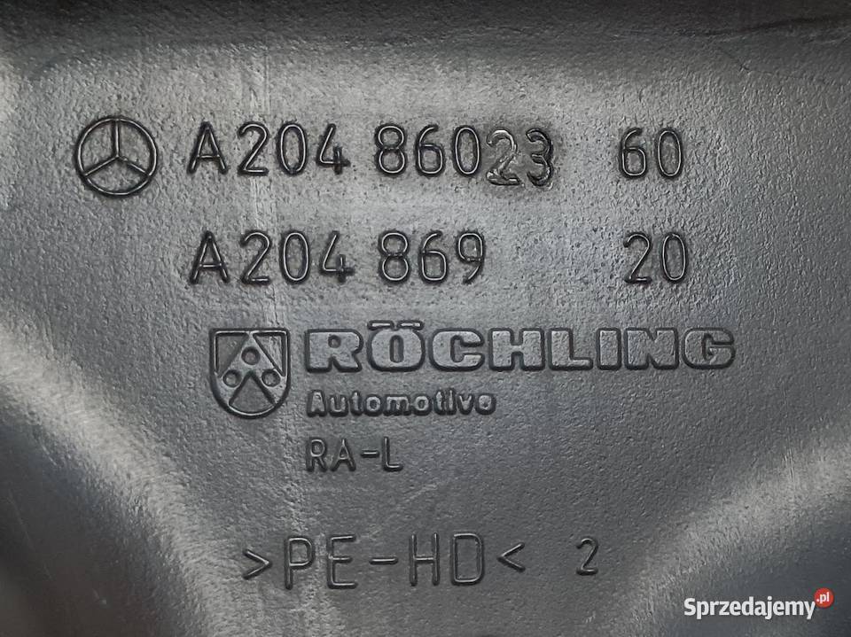 MERCEDES C W204 E W212 207 COUPE CABRIO ZBIORNIK Pleszew