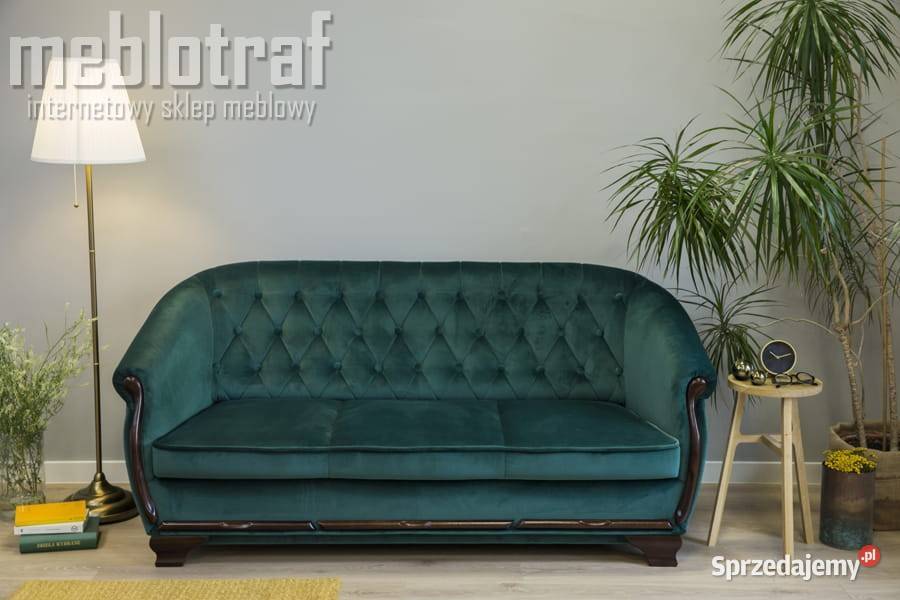 Ekskluzywny wypoczynek Ludwik Sofa 3os2 fotele Golub-Dobrzyń