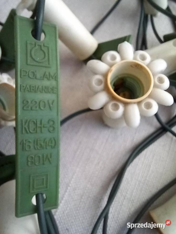 Lampki choinkowe E10 z czasów PRLu lubelskie