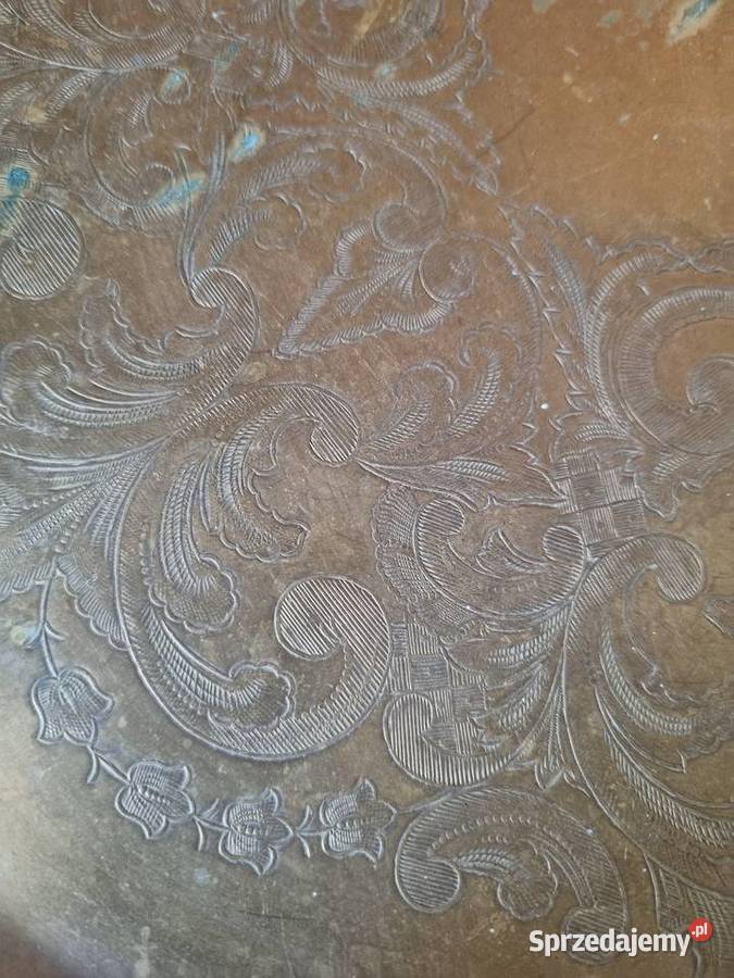 Mosiężna taca Warszawa