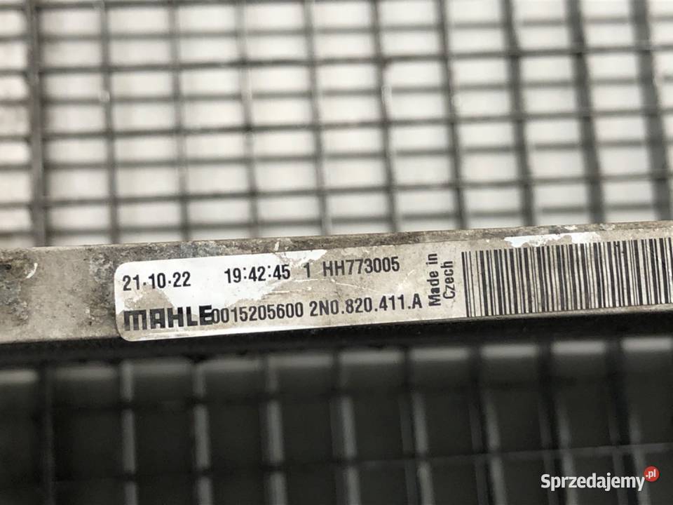 CHŁODNICA KLIMATYZACJI VW CRAFTER II 20 177 osobowe