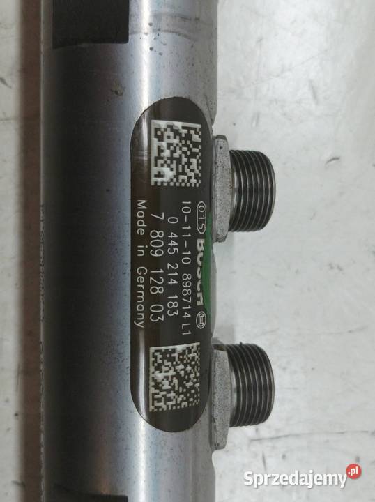 LISTWA WTRYSKOWA 0445214183 780912803 20 D N47 Rok produkcji 2011 Listwy wtryskowe