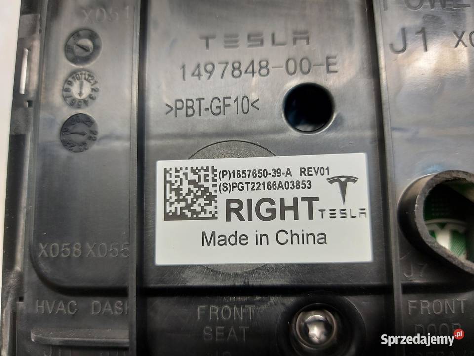 TESLA MODEL Y 2022r MODUŁ STEROWNIK PRAWY dolnośląskie
