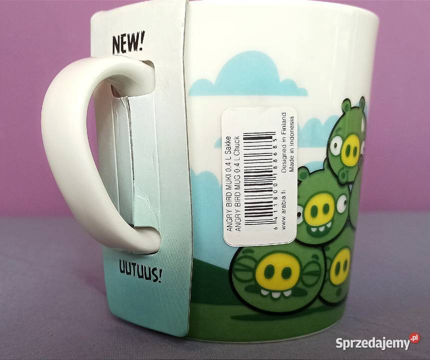 ANGRY BIRDS kubek z koroną Arabia Finland CHUCK sprzedam