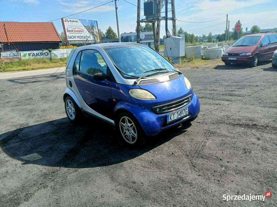 Smart Fortwo Smart Fortwo 600 00r Automat I niebieski Tarnów