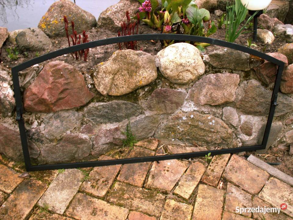 Stara rama lustro aranżacja loft retro Ełk