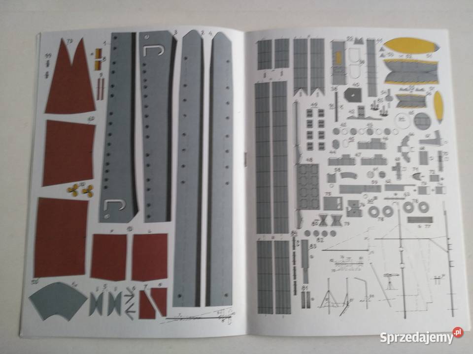 Mały Modelarz 32000 polski trałowiec ORP Kolekcje Dąbrowa Górnicza