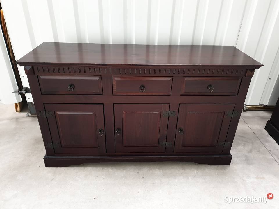 Piękna masywna komoda kolonialna wykonana z Gdańsk