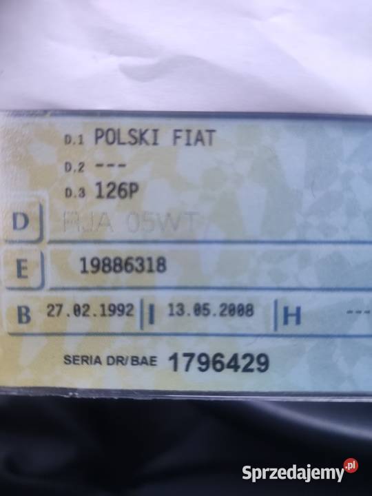 Fiat 126 p podkarpackie Pruchnik sprzedam