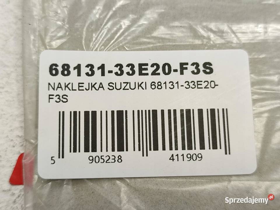 NAKLEJKA 750 NA ZADUPEK SUZUKI GSXR750 19961999 lubelskie sprzedam