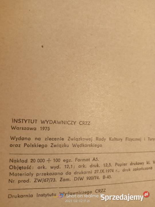 Wędkarstwo sportowe książki Warszawa księgarnia